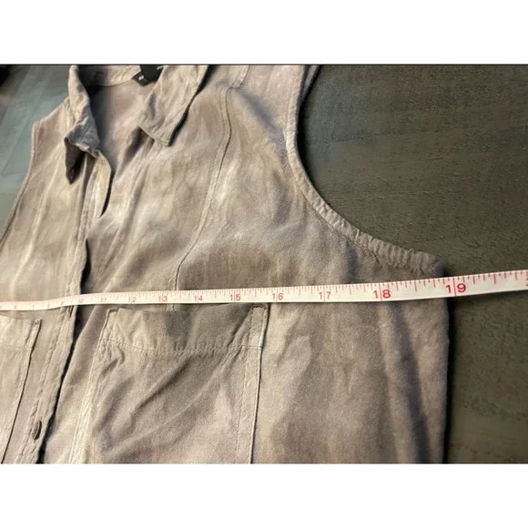 Rock & Republic Sleeveless Tie Dye Button Up/Down-Sz M - Picture 6 of 9